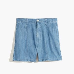 Madewell Pintuck Denim Shorts sz 25